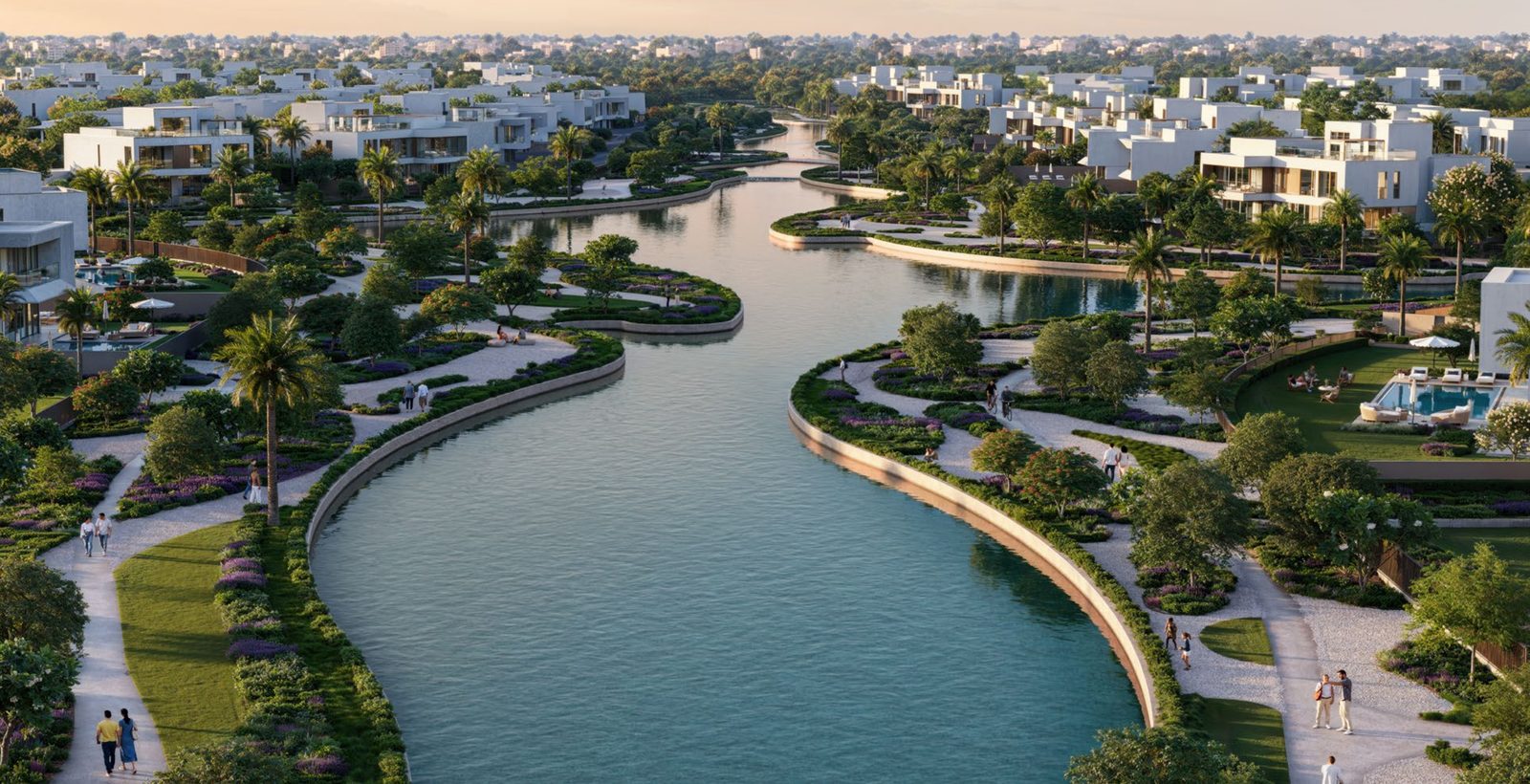 The Oasis — lagoon aerial