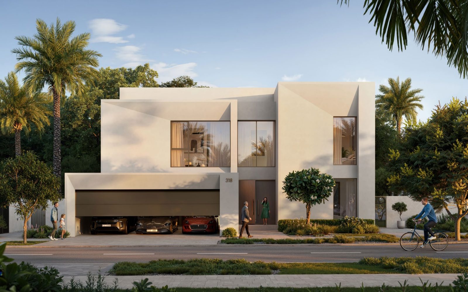 The Oasis — villa facade street