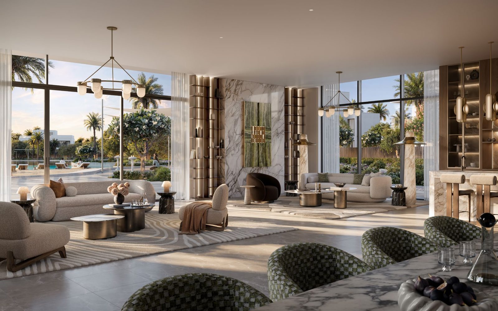 The Oasis — villa living interior